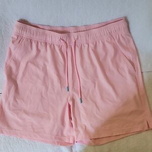 Caribbean Light Pink Women's Athletic Shorts